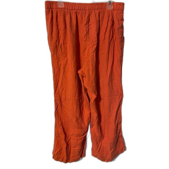 Woman's Wonderly Coral Comfy Pants 2X - Picture 2 of 4